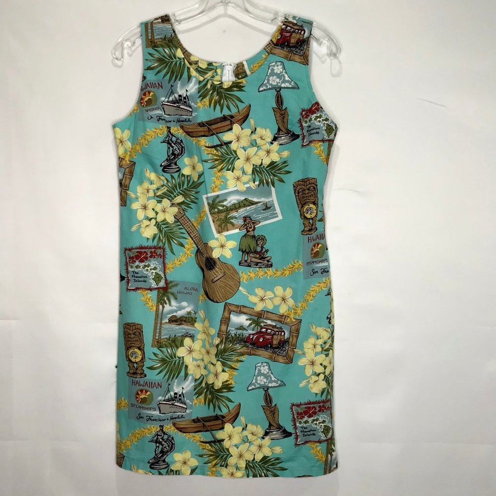 Bishop St Women’s Dress Sm Beach Hawaiian Tropical